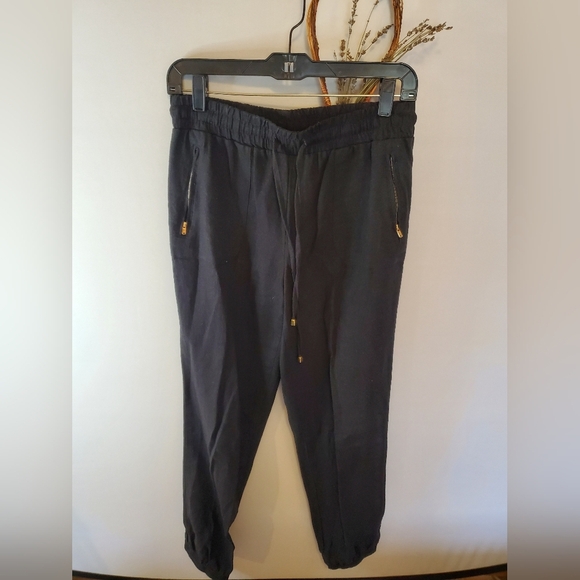 Womens Black Jogger Pants - Picture 6 of 9